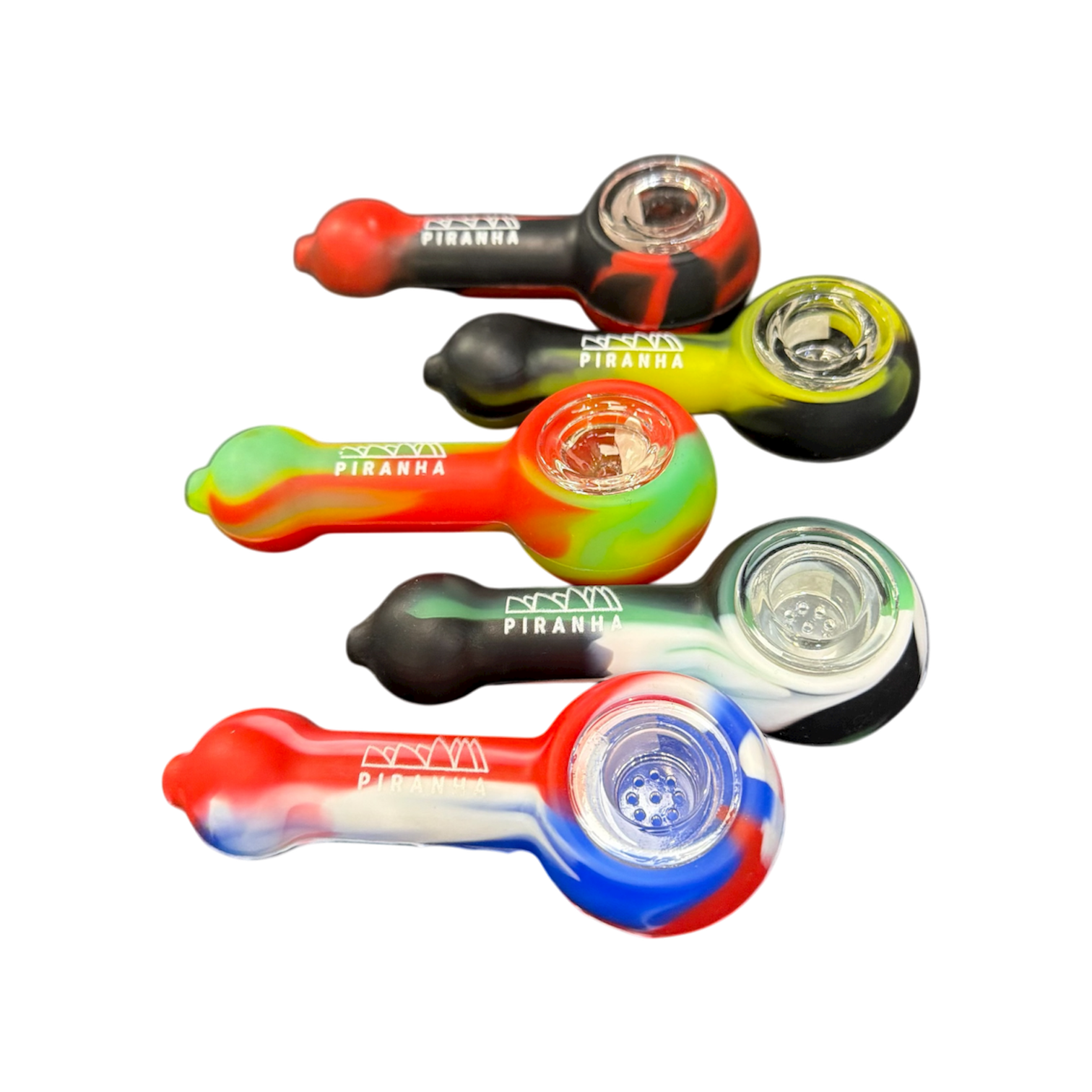 Silicone Dry Handpipes / Spoon Piranha 4.25"